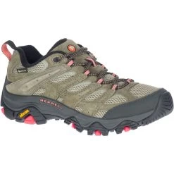 Merrell Women's Moab 3 GoreTex Low Walking Shoes - Olive -Fashion Lady wm moab 3 gtx olive 9 1