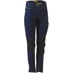 Bisley Workwear Women's Cargo Trousers - Navy -Fashion Lady wmns cargo trousers navy