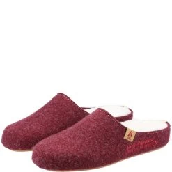 Hush Puppies Women's 'The Good Slipper' Slippers - Burgundy -Fashion Lady wmns good slipper brgndy 7