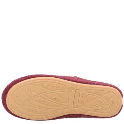 Hush Puppies Women's 'The Good Slipper' Slippers - Burgundy -Fashion Lady wmns good slipper brgndy 9