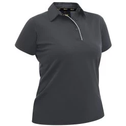 Bisley Workwear Women's Polo Shirt - Charcoal