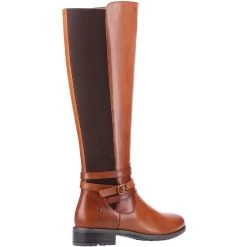 Hush Puppies Women's Tall Vanessa Calf Boots - Tan 11 Hush Puppies Women's Tall Vanessa Calf Boots - Tan -Fashion Lady wmns vanessa boot tan 1