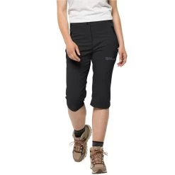 Jack Wolfskin Women's Activate ¾ Trousers - Black