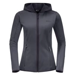 Jack Wolfskin Women's Baiselberg Full Zip Hooded Fleece Jacket - Dolphin 8 Jack Wolfskin Women's Baiselberg Full Zip Hooded Fleece Jacket - Dolphin -Fashion Lady wms baiselberg hood fz dolphin 5
