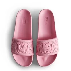 Hunter Women's Bloom Sliders - Pink Fizz 10 Hunter Women's Bloom Sliders - Pink Fizz -Fashion Lady wms bloom slide pink fizz 1