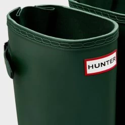 Hunter Women's Original Back Adjustable Wellington Boots - Hunter Green -Fashion Lady wms original back green4