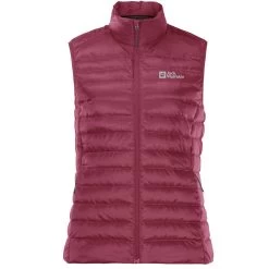 Jack Wolfskin Women's Pack & Go Quilted Gilet - Sangria Red 10 Jack Wolfskin Women's Pack & Go Quilted Gilet - Sangria Red -Fashion Lady wms pack go down vest sang red 5