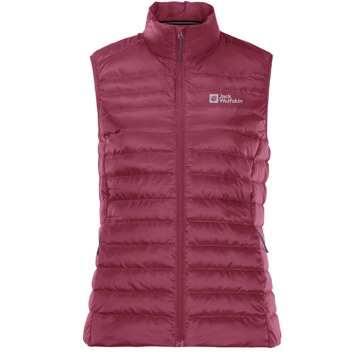 Jack Wolfskin Women's Pack & Go Quilted Gilet - Sangria Red 5 Jack Wolfskin Women's Pack & Go Quilted Gilet - Sangria Red - Image 5