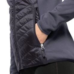 Jack Wolfskin Women's Routeburn Pro Hybrid Quilted Jacket - Graphite -Fashion Lady wms routeburn prohybrid graph 3