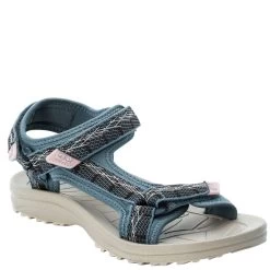Jack Wolfskin Women's Wave Breaker Sandals - Blueish Grey/Rose -Fashion Lady wms wave breaker bgrey rose 1 1