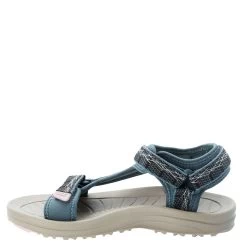 Jack Wolfskin Women's Wave Breaker Sandals - Blueish Grey/Rose -Fashion Lady wms wave breaker bgrey rose 3