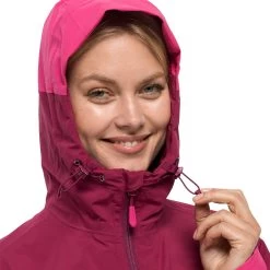 Jack Wolfskin Women's Weiltal Jacket - Cameo Pink -Fashion Lady wms weiltal 2l jkt cameopink