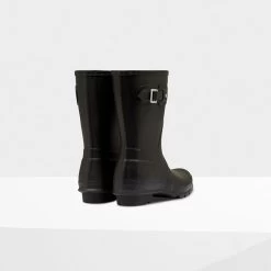 Hunter Women's Original Short Wellington Boots - Black -Fashion Lady women original short blk.3