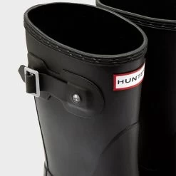 Hunter Women's Original Short Wellington Boots - Black -Fashion Lady women original short blk.5