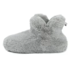 Totes Women's Faux Fur Slipper Boots - Grey -Fashion Lady womens faux fur slipper boots grey 3