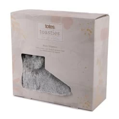 Totes Women's Faux Fur Slipper Boots - Grey -Fashion Lady womens faux fur slipper boots grey 6