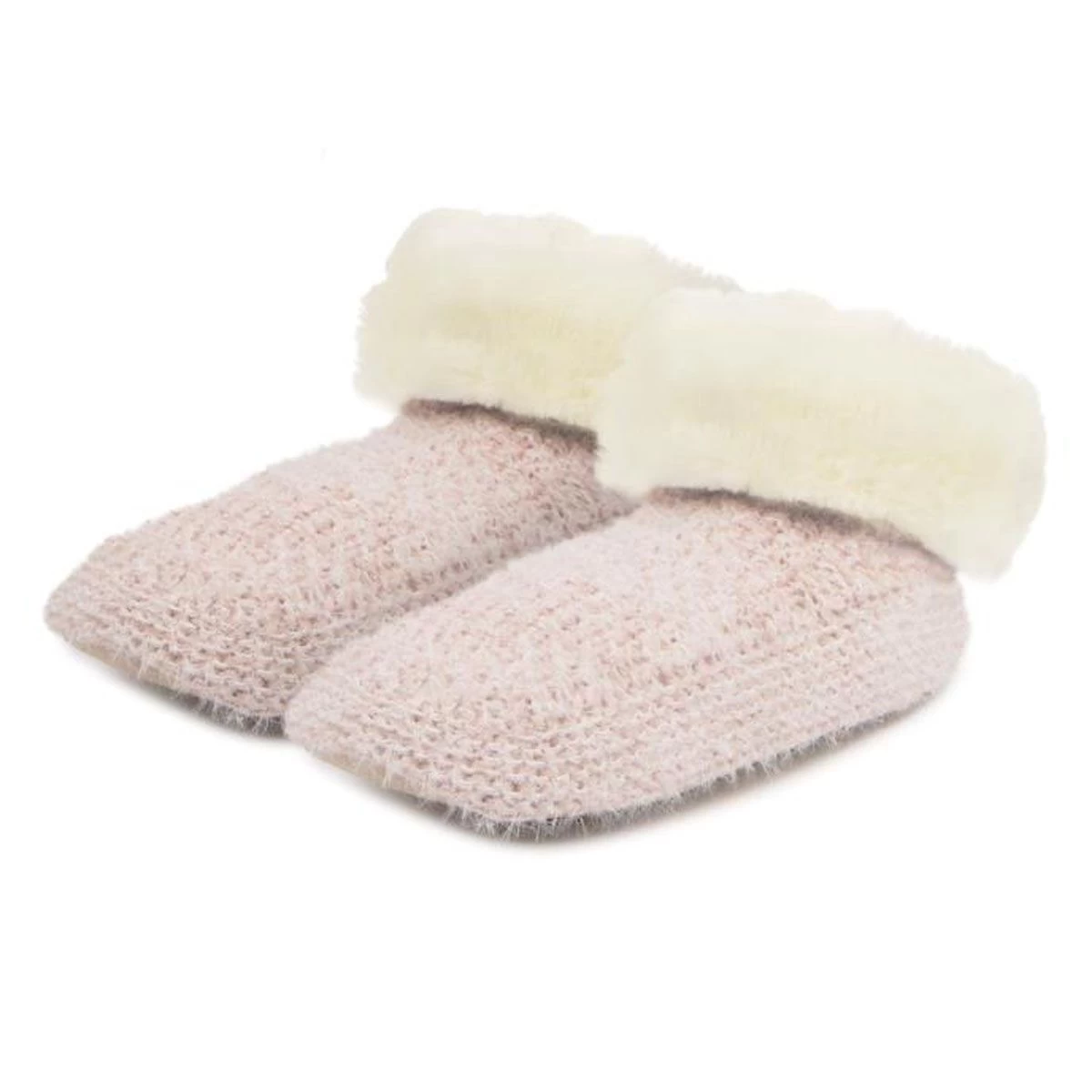 Totes Women's Knitted Booties - Pink 2 Totes Women's Knitted Booties - Pink - Image 2