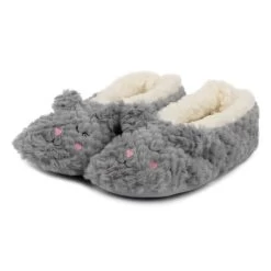 Totes Women's Novelty Footsie - Cat -Fashion Lady womens novelty footsie cat 3