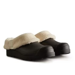 Hunter Women's Play Shearling Insulated Clogs - Black 11 Hunter Women's Play Shearling Insulated Clogs - Black -Fashion Lady womens play insulated clogs 4 1