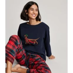 Joules Women’s Goodnight Christmas Pyjama Set – Xmas Dog 11 Joules Women’s Goodnight Christmas Pyjama Set – Xmas Dog -Fashion Lady xmas dog4