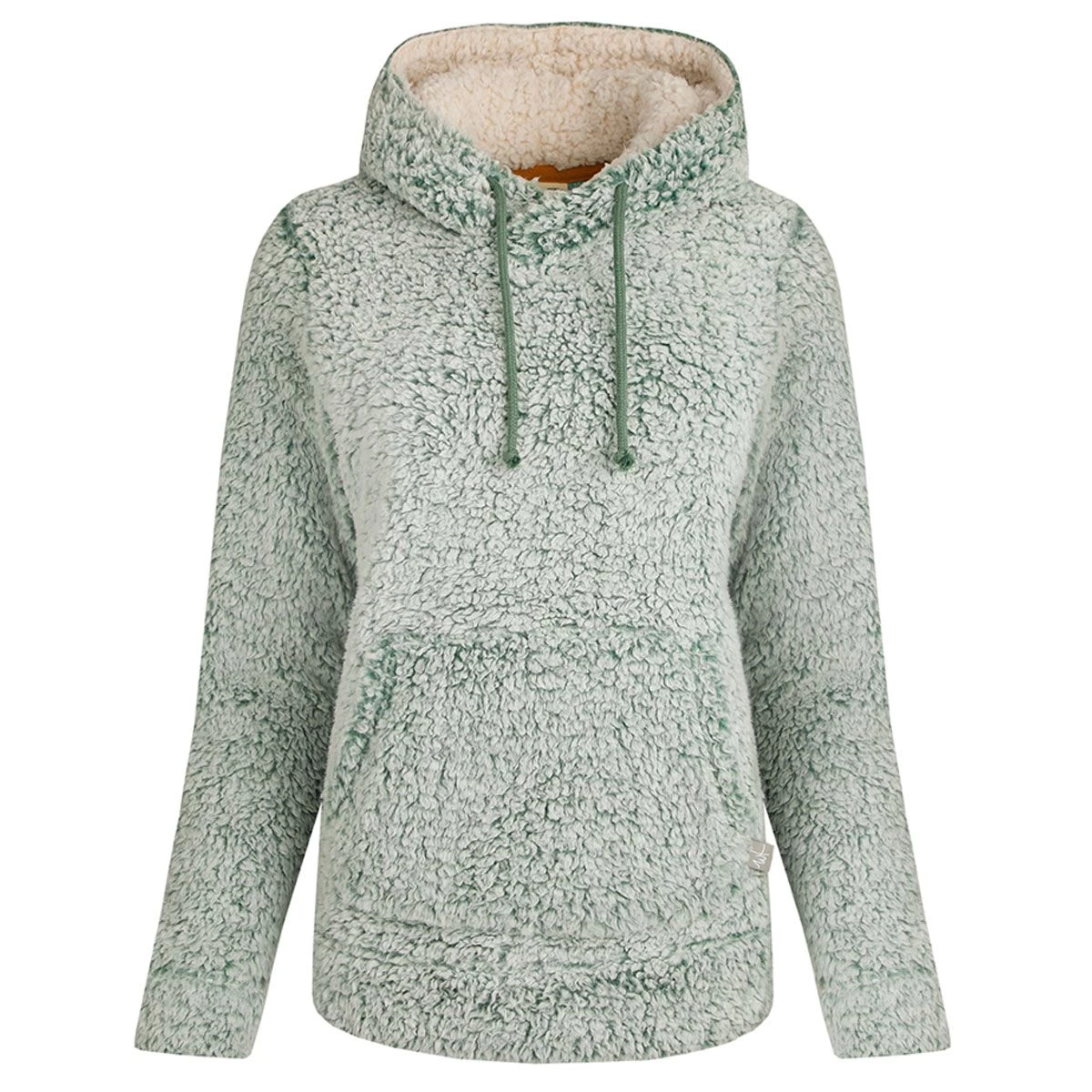 Weird Fish Women's Yara Cosy Fleeced Hoody - Ivy 3 Weird Fish Women's Yara Cosy Fleeced Hoody - Ivy - Image 3