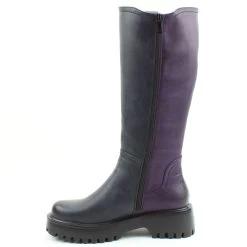 Heavenly Feet Women's Zinnia Tall Boots - Purple -Fashion Lady zinnia purpnvykhaki 2