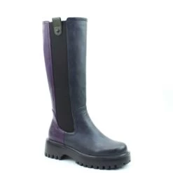 Heavenly Feet Women's Zinnia Tall Boots - Purple -Fashion Lady zinnia purpnvykhaki 4